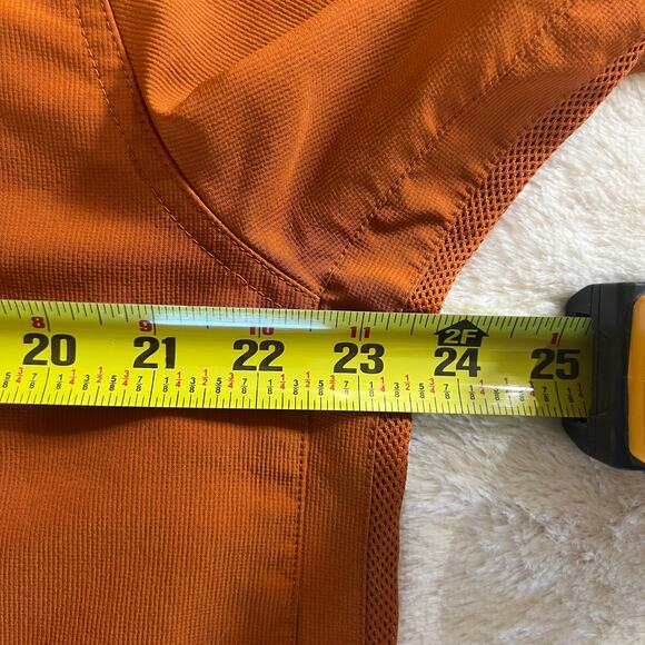 5.11 Large Tactical Series Mens Orange Conceal Shirt Vented Button Up - Picture 9 of 10